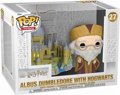 POP! TOWN - HARRY POTTER - ALBUS DUMBLEDORE WITH HOGWARTS #27 FUNKO