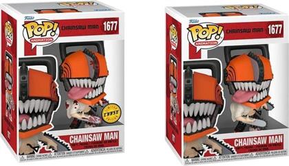 ΦΙΓΟΥΡΕΣ POP! BUNDLE OF 2: CHAINSAW MAN - CHAINSAW MAN #1677 AND CHASE FUNKO