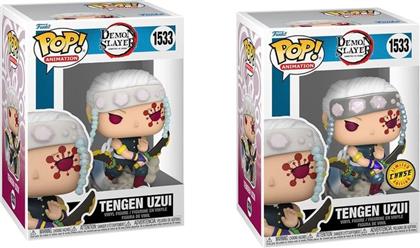 ΦΙΓΟΥΡΕΣ POP! BUNDLE OF 2: DEMON SLAYER: KIMETSU NO YAIBA - TENGEN UZUI #1533 AND CHASE FUNKO