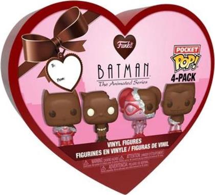 POCKET POP! - DC COMICS: VALENTINES DAY - CHOCOLATE BATMAN ANIMATED SERIES 4-PACK FUNKO από το PUBLIC