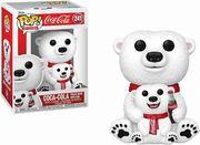 ! AD ICONS: COCA-COLA - POLAR BEAR WITH CUB #241 FUNKO POP