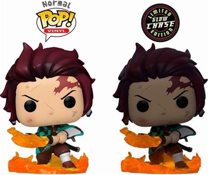 POP! ANIMATION - DEMON SLAYER - TANJIRO KAMADO (HINOKAMI KAGURA) #874 CHASE FUNKO