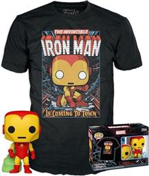 POP! BOX - MARVEL COMICS - IRON MAN POP! ΜΕ T-SHIRT (L) FUNKO