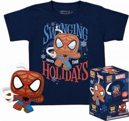 POP! BOX - POCKET - MARVEL - GINGERBREAD SPIDER-MAN ΜΕ T-SHIRT (SMALL-KIDS) FUNKO