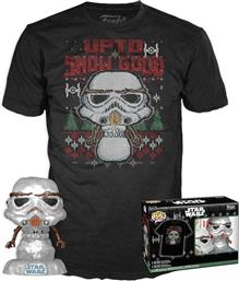 POP! BOX - STAR WARS - THE MANDALORIAN - HOLIDAY STORMTROOPER POP! ΜΕ T-SHIRT (L) FUNKO