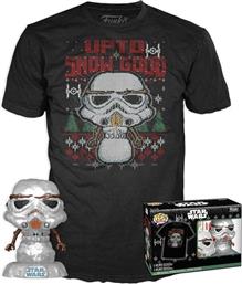 POP! BOX - STAR WARS - THE MANDALORIAN - HOLIDAY STORMTROOPER POP! ΜΕ T-SHIRT (S) FUNKO