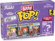 FUNKO BITTY POP! 4-PACK: DISNEY PRINCESS - RAPUNZEL VINYL FIGURES FUNKO POP