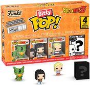 FUNKO BITTY POP! 4-PACK: DRAGON BALL Z- CELL (FIRST FORM), ANDROID 17, ANDROID 18, MYSTERY POP! FUNKO POP
