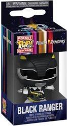 FUNKO POCKET POP! POWER RANGERS - BLACK RANGER KEYCHAIN FUNKO POP