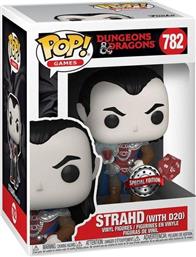 POP! GAMES - AND DIE DUNGEONS AND DRAGONS - STRAHD WITH D20 #782 FUNKO