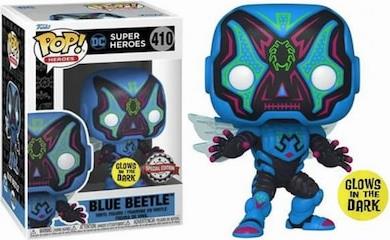 POP! HEROES: DC SUPER HEROES - BLUE BEETLE 410 GLOWS IN THE DARK FUNKO