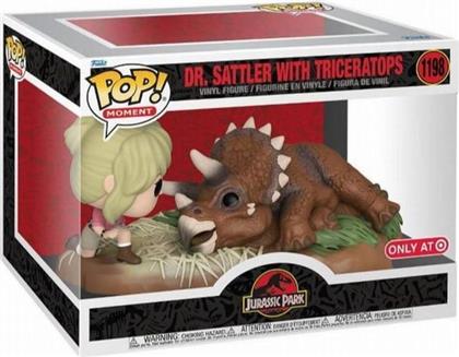 POP! MOMENT - JURASSIC PARK - DR. SATTLER WITH TRICERATOPS #1198 FUNKO