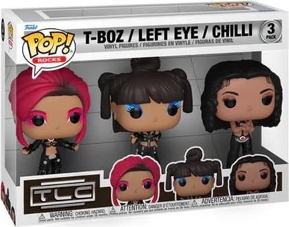 POP! ROCKS - TLC - T-BOZ, LEFT EYE, CHILLI 3-PACK FUNKO