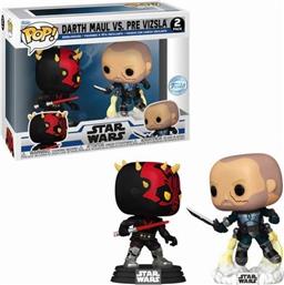 POP! STAR WARS - DARTH MAUL VS PRE VIZSLA 2-PACK FUNKO