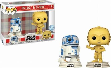 POP! STAR WARS - RETRO REIMAGINED - R2-D2 C-3P0 2-PACK FUNKO