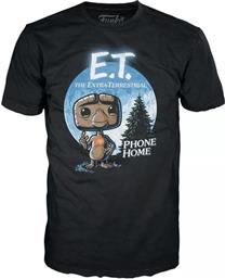 POP! TEE: E.T. - PHONE HOME ΜΑΥΡΟ T-SHIRT (M) FUNKO από το PUBLIC