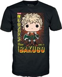 POP! TEE: MY HERO ACADEMIA - BAKUGO ΜΑΥΡΟ T-SHIRT (M) FUNKO