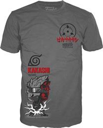 POP! TEE NARUTO SHIPPUDEN - KAKASHI SPLIT ΓΚΡΙ T-SHIRT (L) FUNKO