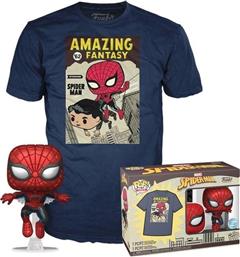 ΣΥΛΛΕΚΤΙΚΟ BOX: MARVEL - SPIDER-MAN (METALLIC) POP! ΜΕ T-SHIRT FUNKO από το PUBLIC