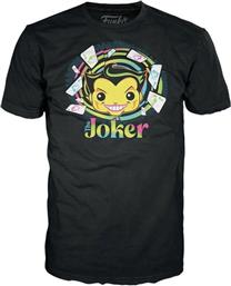 TEE: DC COMICS - THE JOKER BLACK T-SHIRT FUNKO