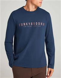 ΑΝΔΡΙΚΗ ΜΠΛΟΥΖΑ ΜΕ ΜΑΚΡΥ ΜΑΝΙΚΙ FUNKY BUDDHA