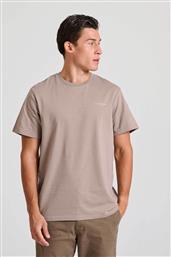 ΑΝΔΡΙΚΟ T-SHIRT ΜΟΝΟΧΡΩΜΟ ΜΕ ΛΟΓΟΤΥΠΟ REGULAR FIT - FBM010-001-04 ΜΠΕΖ FUNKY BUDDHA