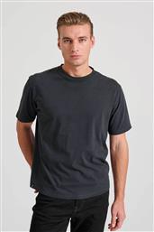 ΑΝΔΡΙΚΟ T-SHIRT ΜΟΝΟΧΡΩΜΟ RELAXED FIT - FBM010-025-04 ΜΑΥΡΟ FUNKY BUDDHA