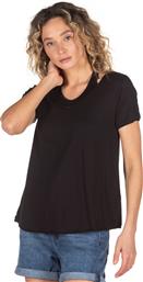 ΓΥΝΑΙΚΕΙΟ ΜΟΝΟΧΡΩΜΟ T-SHIRT FBL00110304-BLACK ΜΑΥΡΟ FUNKY BUDDHA