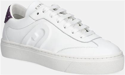 ΔΕΡΜΑΤΙΝΑ ΑΘΛΗΤΙΚΑ ΠΑΠΟΥΤΣΙΑ ENJOY LACE-UP SNEAKER ΧΡΩΜΑ: ΑΣΠΡΟ, YJ10ENJ BX3726 3751S FURLA