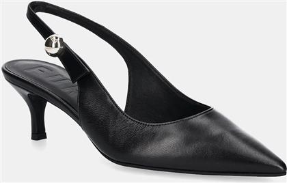ΔΕΡΜΑΤΙΝΕΣ ΓΟΒΕΣ SFERA SLINGBACK ΧΡΩΜΑ: ΜΑΥΡΟ, YJ07SFE X30000 O6000 FURLA