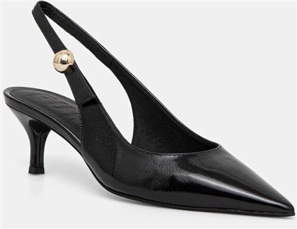 ΔΕΡΜΑΤΙΝΕΣ ΓΟΒΕΣ SFERA SLINGBACK ΧΡΩΜΑ: ΜΑΥΡΟ, YJ07SFE Y57000 O6000 FURLA