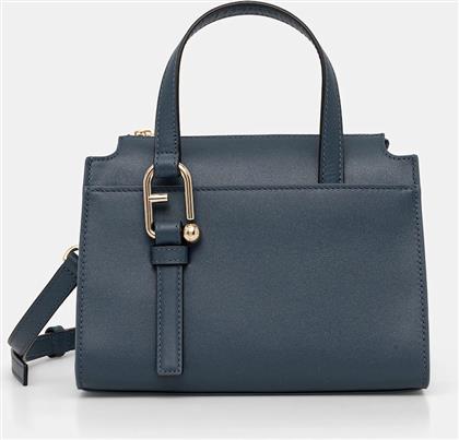 ΔΕΡΜΑΤΙΝΗ ΤΣΑΝΤΑ ΧΡΩΜΑ: ΜΠΛΕ, WB01337.BX2045.GU000 FURLA