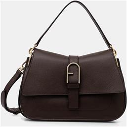 ΔΕΡΜΑΤΙΝΗ ΤΣΑΝΤΑ ΧΡΩΜΑ: ΚΑΦΕ, WB00996.BX2045.4284S FURLA