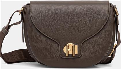 ΔΕΡΜΑΤΙΝΗ ΤΣΑΝΤΑ ΧΡΩΜΑ: ΚΑΦΕ, WB01605.BX0356.4594S FURLA