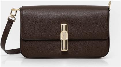 ΔΕΡΜΑΤΙΝΗ ΤΣΑΝΤΑ ΧΡΩΜΑ: ΚΑΦΕ, WB01826 ARE000 4284S FURLA