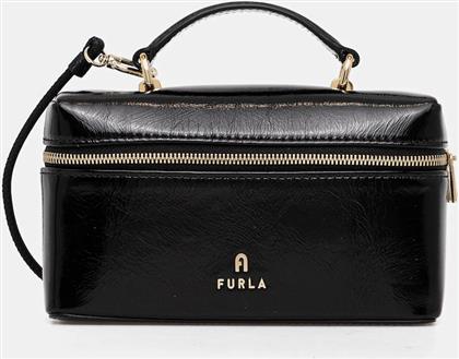 ΔΕΡΜΑΤΙΝΗ ΤΣΑΝΤΑ ΧΡΩΜΑ: ΜΑΥΡΟ, WE00625.BX4100.O6000 FURLA