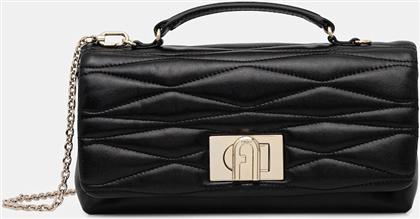 ΔΕΡΜΑΤΙΝΗ ΤΣΑΝΤΑ ΧΡΩΜΑ: ΜΑΥΡΟ, WE00798.BX3548.O6000 FURLA
