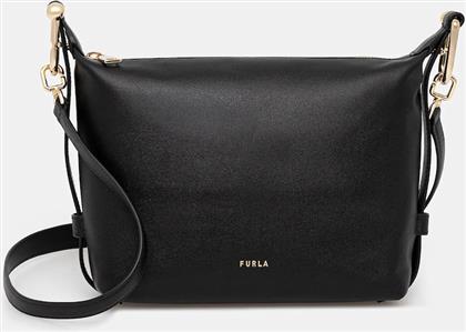 ΔΕΡΜΑΤΙΝΗ ΤΣΑΝΤΑ ΧΡΩΜΑ: ΜΑΥΡΟ, WE00831.BX2045.O6000 FURLA