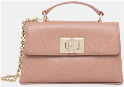 ΔΕΡΜΑΤΙΝΗ ΤΣΑΝΤΑ ΧΡΩΜΑ: ΡΟΖ, WE00423.ARE000.3378S FURLA