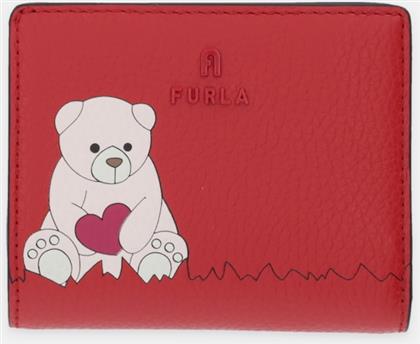 ΔΕΡΜΑΤΙΝΟ ΠΟΡΤΟΦΟΛΙ ΧΡΩΜΑ: ΚΟΚΚΙΝΟ, WP00307 BX4291 4524S FURLA
