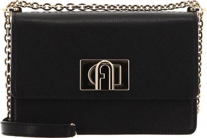 ΓΥΝΑΙΚΕΙΟ ΔΕΡΜΑΤΙΝΟ MINI BAG CROSSBODY ''1927'' - BAFKACO-ARE000O6000 ΜΑΥΡΟ FURLA