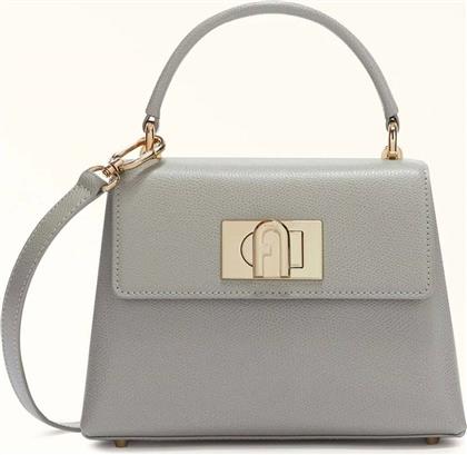 ΓΥΝΑΙΚΕΙΟ ΔΕΡΜΑΤΙΝΟ MINI BAG - WB00109-ARE000 ΓΚΡΙ FURLA