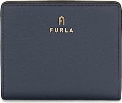 ΓΥΝΑΙΚΕΙΟ ΔΕΡΜΑΤΙΝΟ ΠΟΡΤΟΦΟΛΙ ''CAMELIA COMPACT S'' - WP00307-HSF000 ΜΠΛΕ FURLA