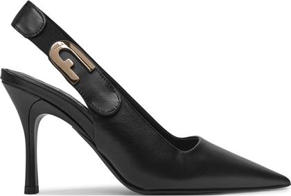 ΣΑΝΔΑΛΙΑ SIGN SLINGBACK T.90 YG05SGN-BX2681-O6000-90294100 ΜΑΥΡΟ FURLA