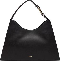 ΤΣΑΝΤΑ NUVOLA L HOBO WB01246-BX2045-O6000-1007 ΜΑΥΡΟ FURLA