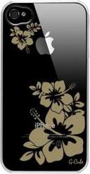 A4-GPA-4SS PREMIUM CLEAR BACK-SHELL FOR IPHONE 4 & 4S ALOHA SUNSET G CUBE