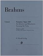 BRAHMS:SONATAS OP. 120 FOR PIANO AND CLARINET - VERSION FOR VIOLA G HENLE VERLAG