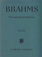 BRAHMS - VARIATIONS FOR PIANO G HENLE VERLAG