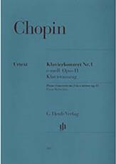 CHOPIN - CONCERTO NO1 OP.11 (E MIN) G HENLE VERLAG