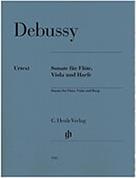 DEBUSSY  SONATEFOR FLUTE, VIOLA AND HARP - URTEXT G HENLE VERLAG